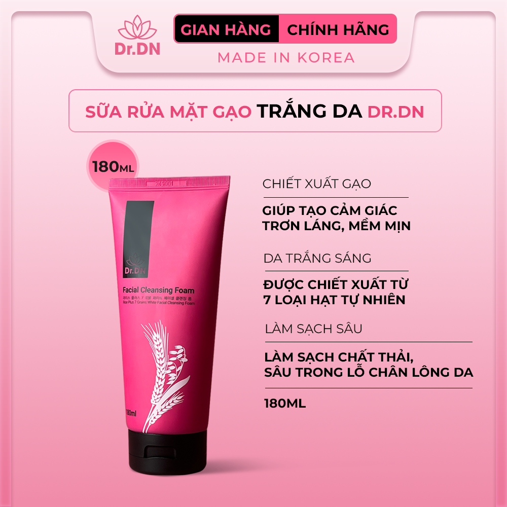 Sữa rửa mặt 180ml Dr.dn