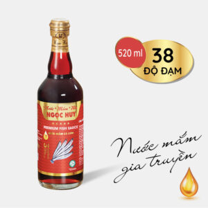 Nước mắm Ngọc Huy | 38 độ đạm | 520 mL