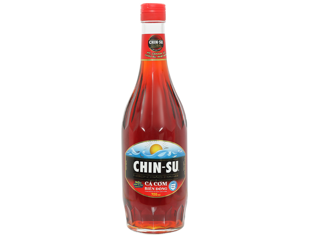 Nước mắm Chinsu cá cơm biển đông 25 độ đạm chai 720ml