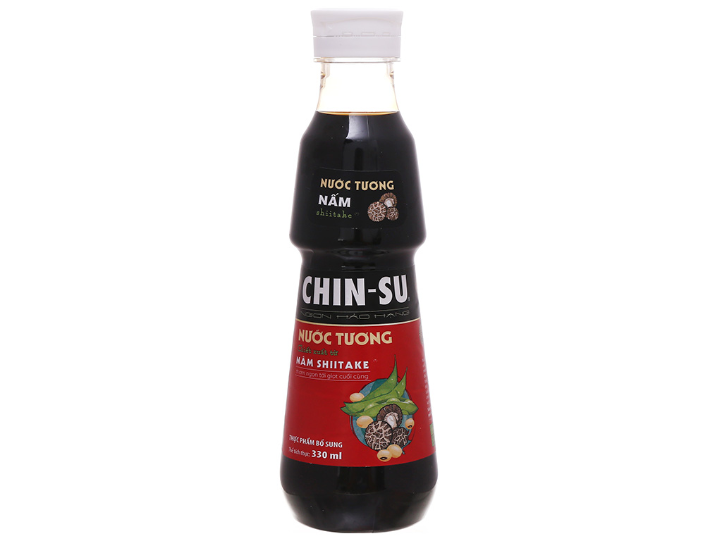 Nước tương Chinsu nấm Shiitake chai 330ml