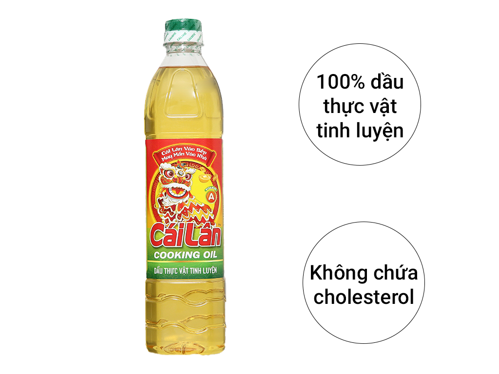Dầu thực vật tinh luyện Cái Lân chai 1 lít