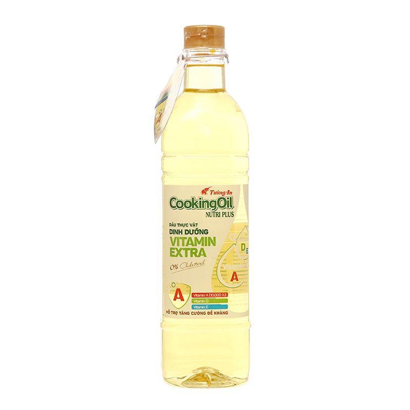 Dầu ăn Tường An Cooking Oil Nutri Plus chai 1 lít