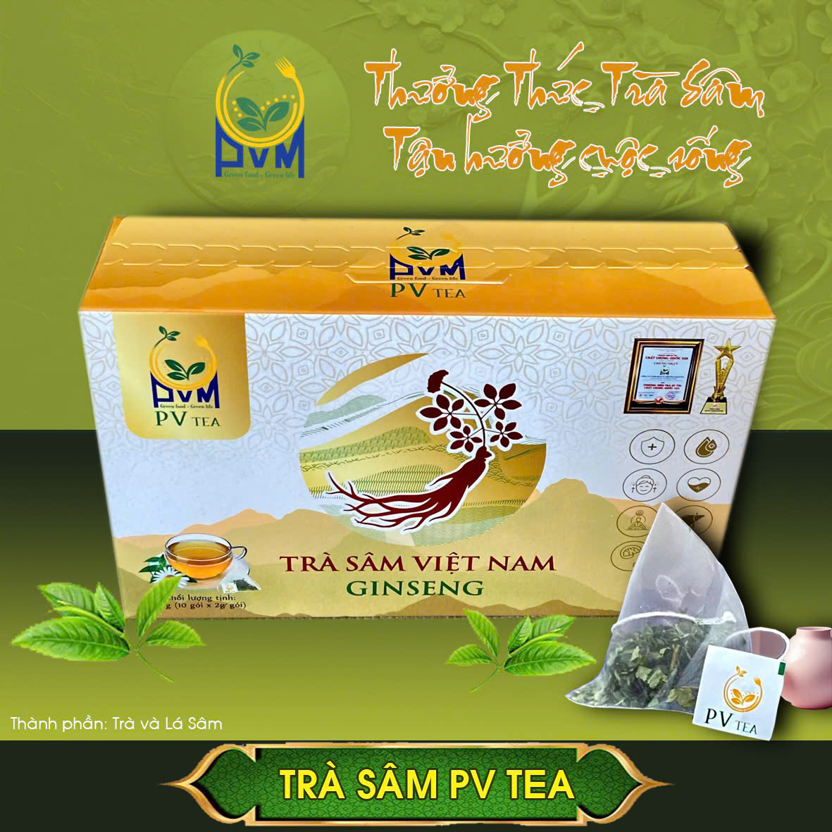 Trà sâm Ginseng